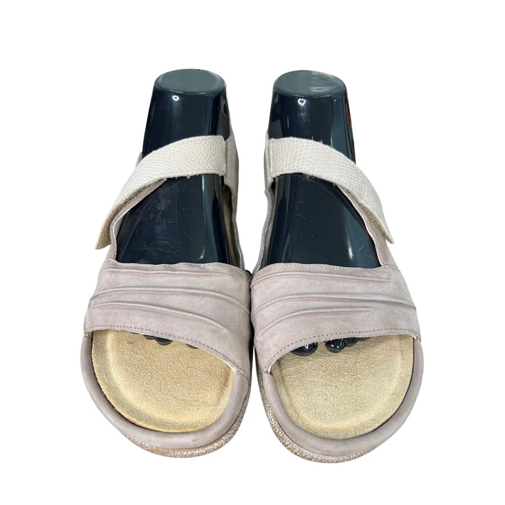 NAOT Women’s Papaki Beige Leather Sandals Size 41 US 10 - Picture 7 of 10